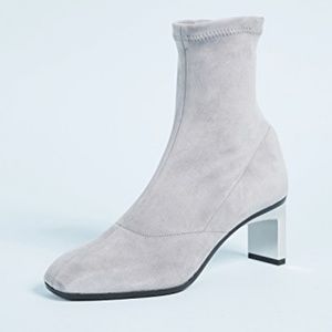 3.1 Phillip Lim Blade Stretch Suede Sock Boots
